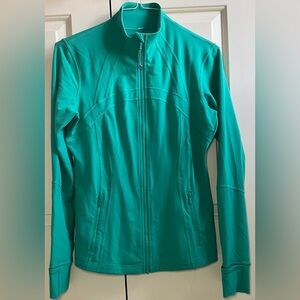 LN!!🍒LULULEMON sz 12 DEFINE Jacket TEAL LAGOON GREEN Full-Length ~ LUON!!